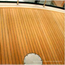 Decking de teck de remous de yacht avec la surface de S4s E4e